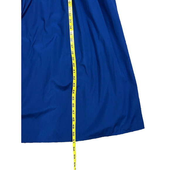 NWT Madewell The Melody Scoopback Smocked Midi Dress size XXS in navy NV423 - Picture 4 of 10